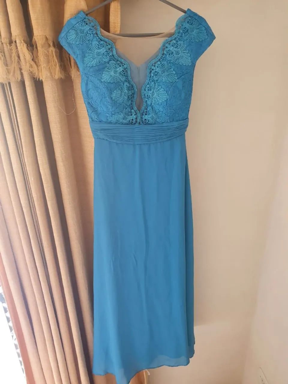 Vestido de festa longo verde - Foto 4