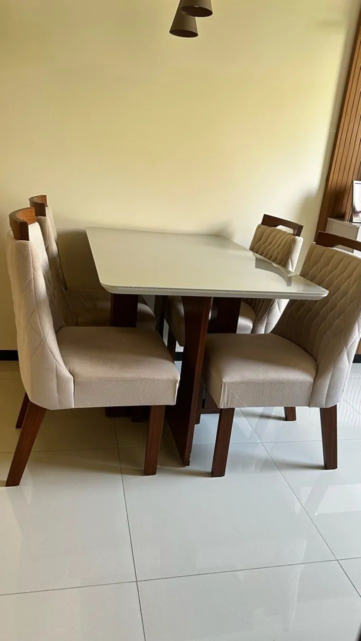 MESA DE JANTAR COM 4 CADEIRAS - Foto 2