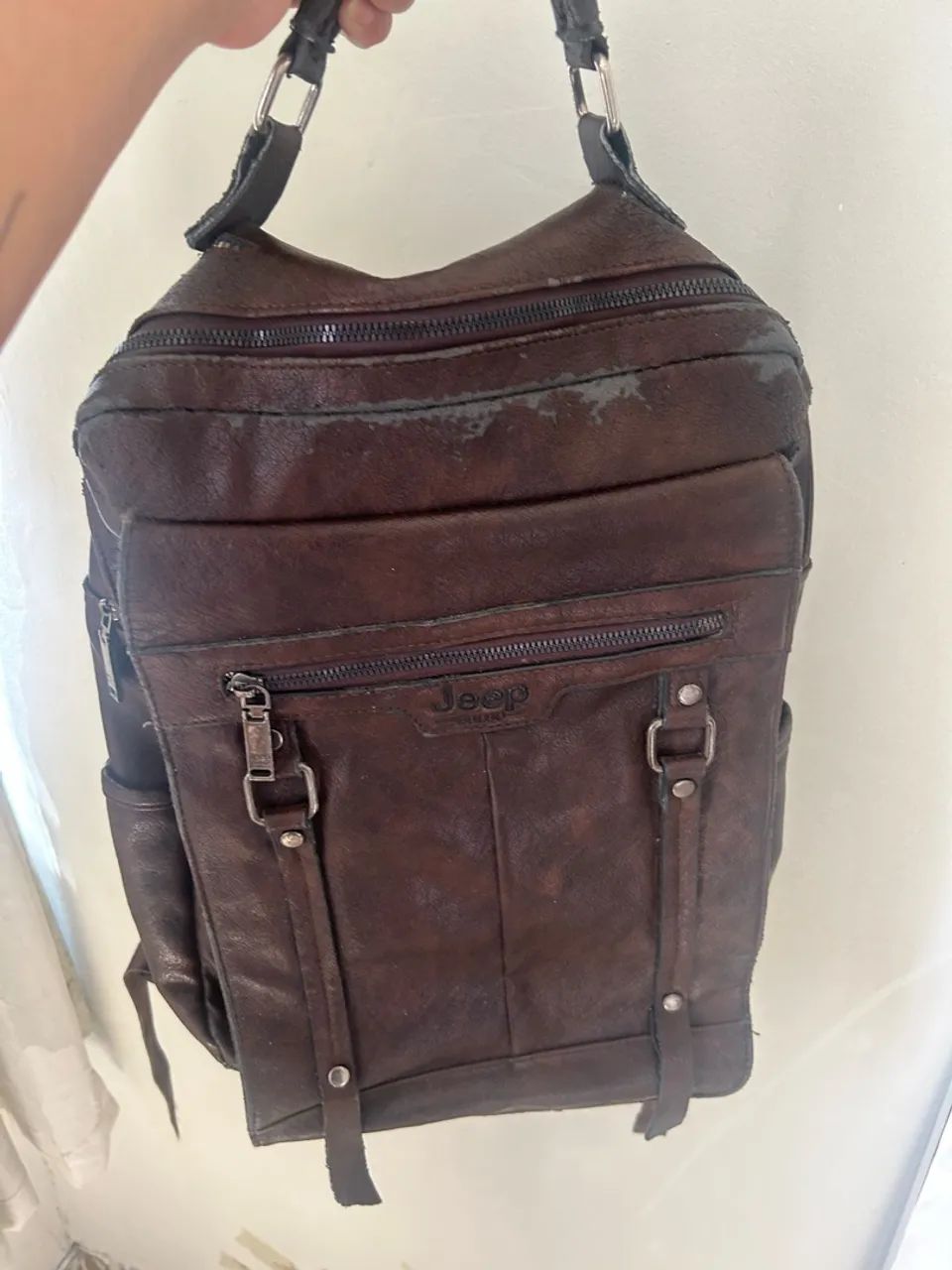 Mochila Marrom Jeep - Foto 2