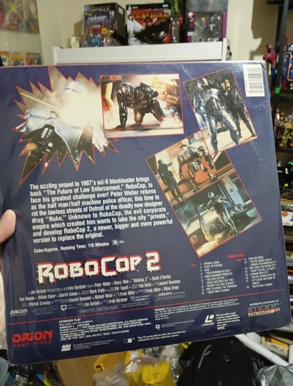 Videolaser disc Robocop 2 filme - Foto 2