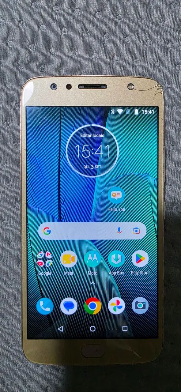 Motorola Moto 5 G Plus - Bateria ótima  - Foto 3