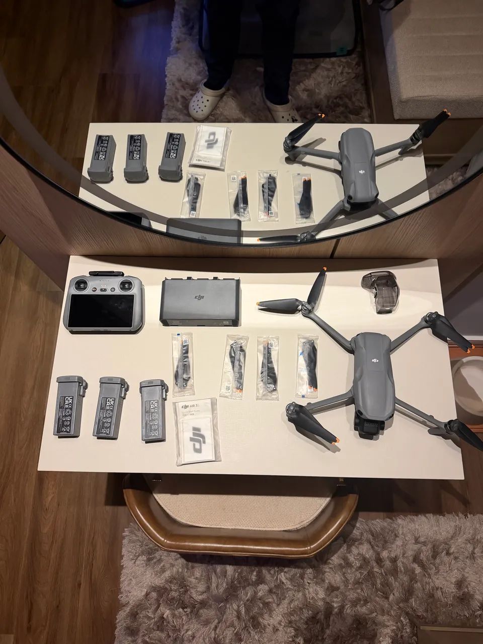 DJI AIR 3S COMBO FLYMORE (controle com tela) - Foto 3