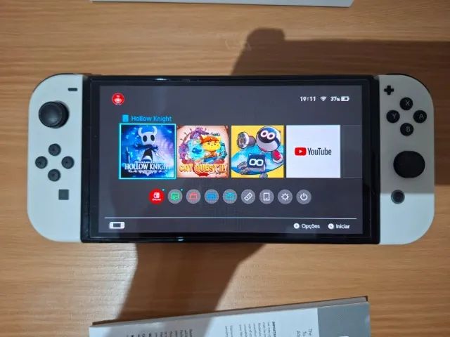 Nintendo Switch OLED Completo + Case do Mario - Foto 4
