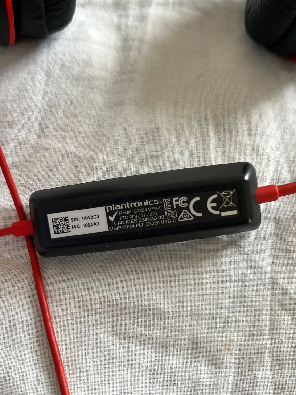 Fone Plantronics C3220 USB-C - Foto 4