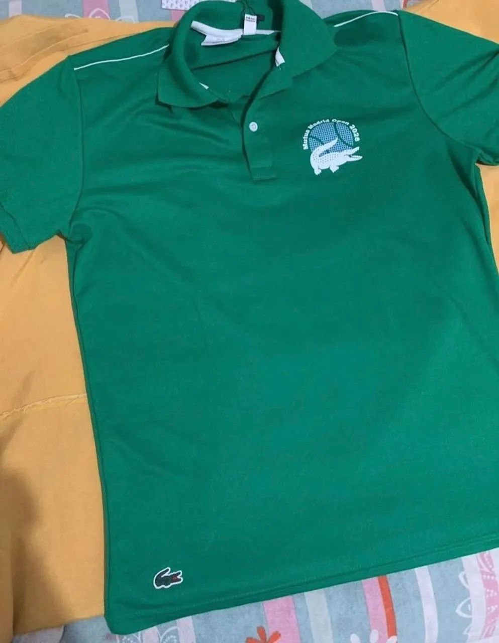 Camisa Polo Da Lacoste Verde - Foto 3