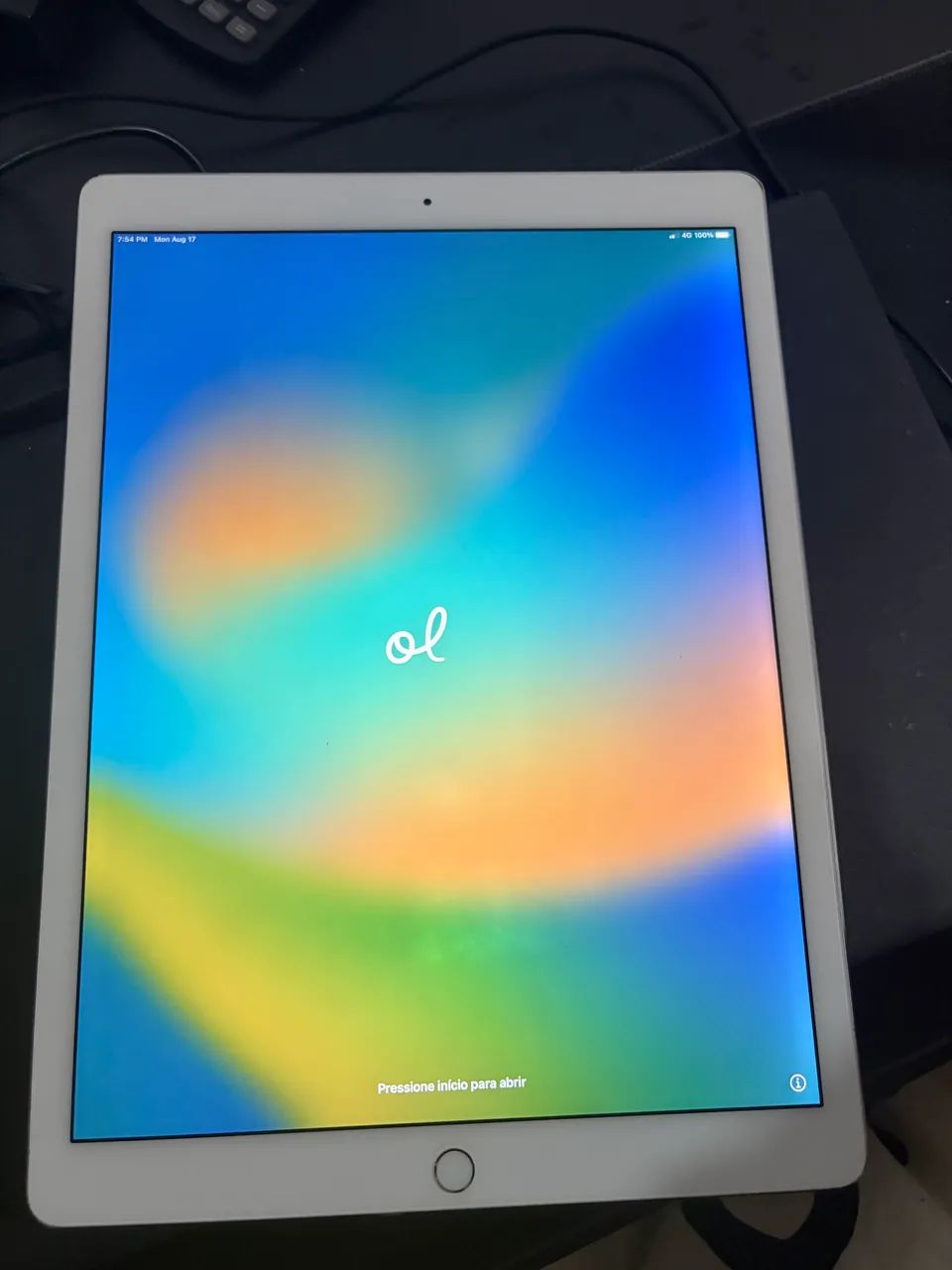 Ipad pro 1º geração + capa teclado apple