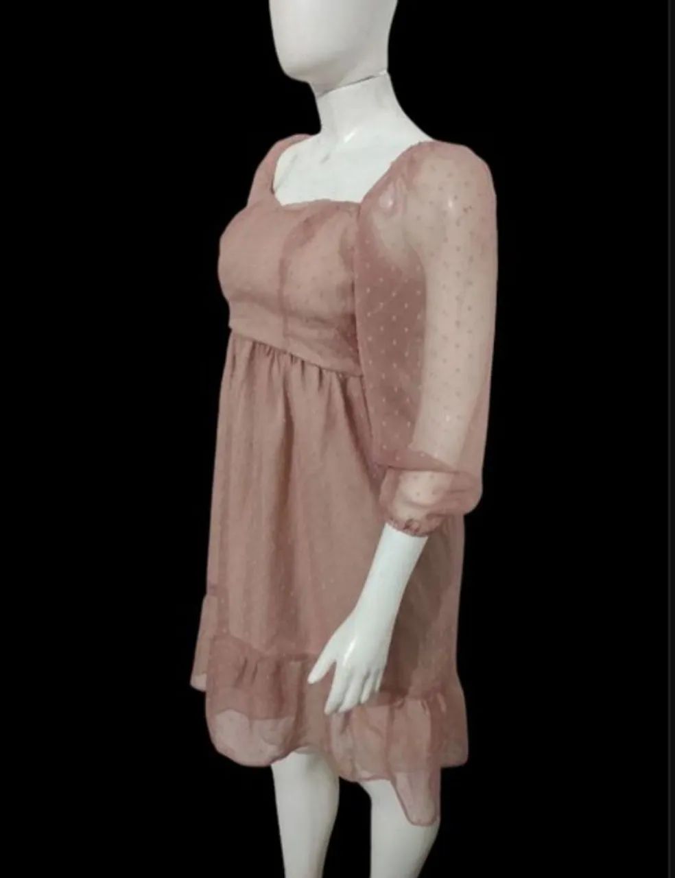 Vestido rosa romântico  - Foto 2