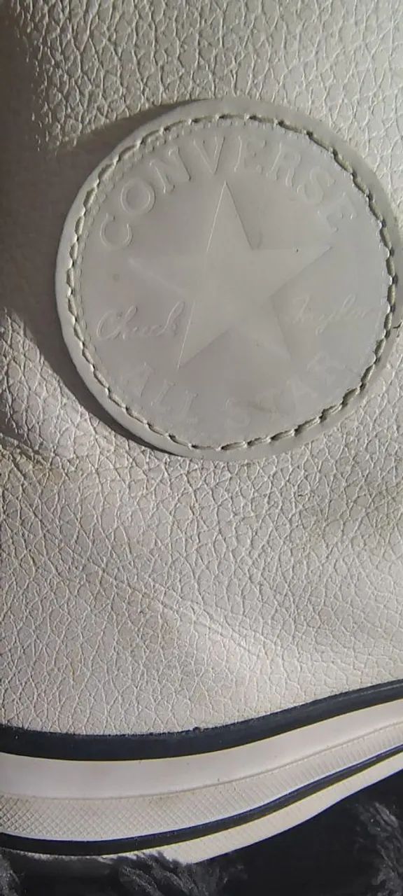 Converse Chuck Taylor All Star De couro, Branco - Foto 5