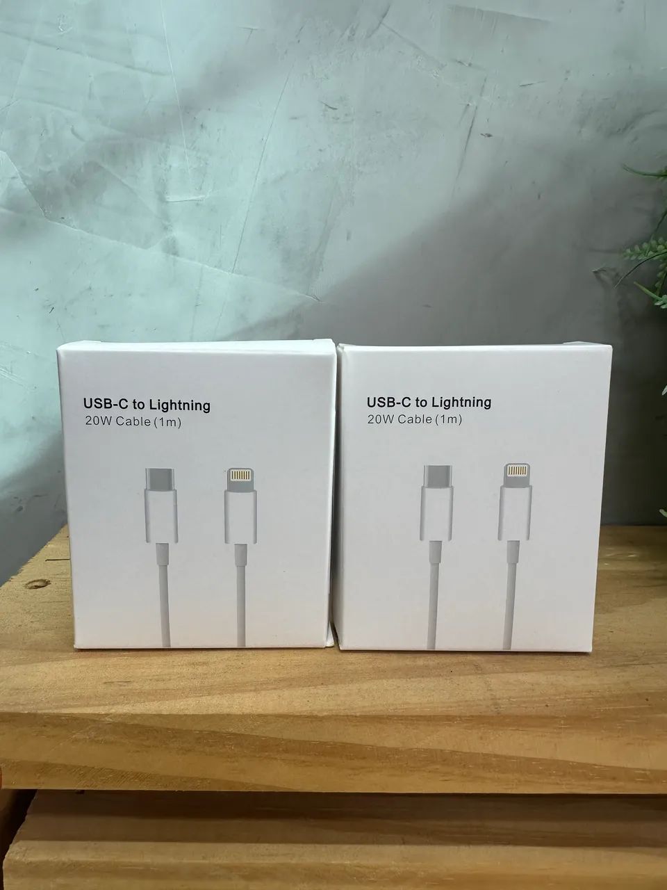 Kit 2 Cabos de iPhone USB-C / Lightning 1 metro 