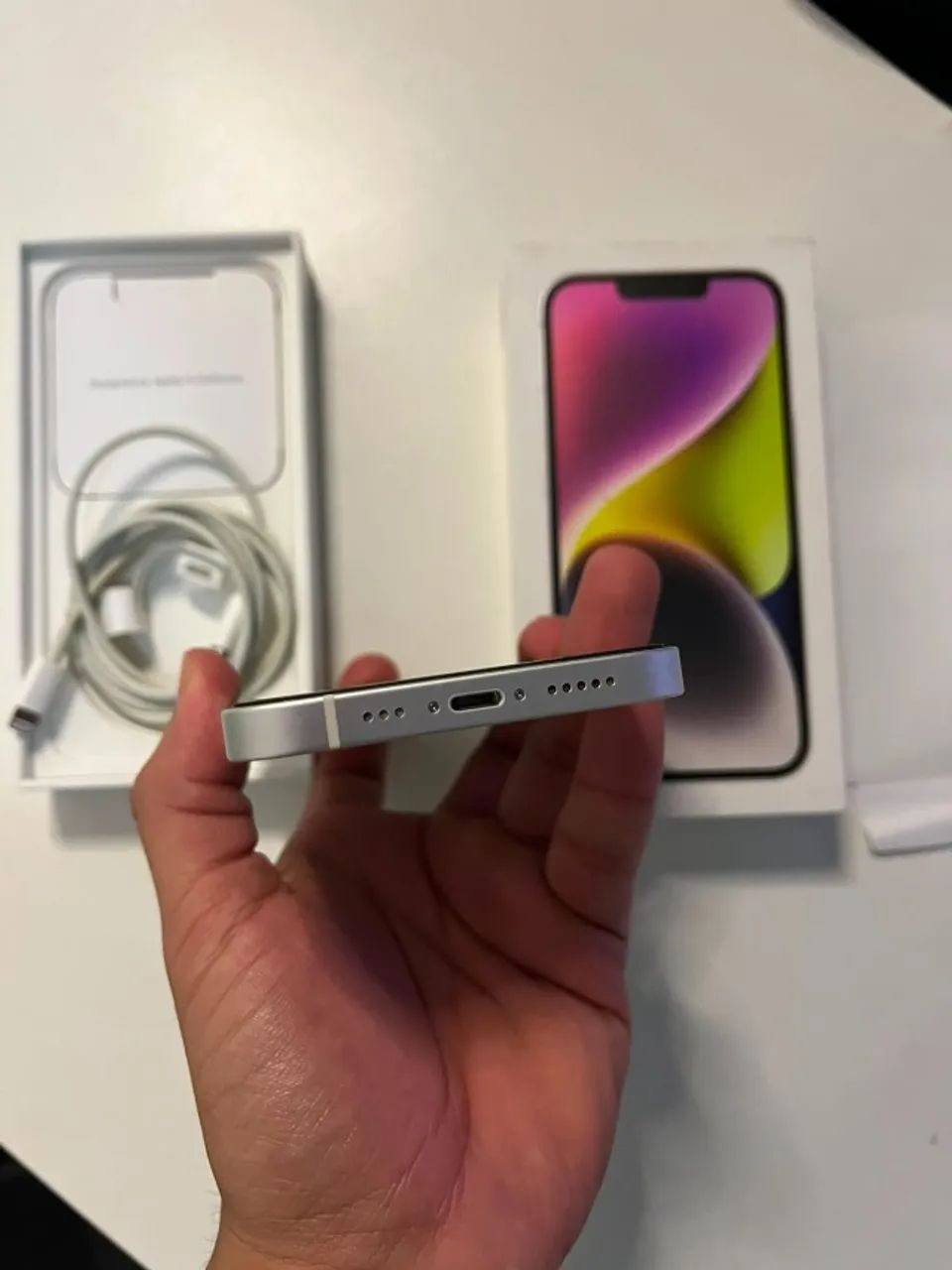 iphone 14 branco 128gb original - Foto 3