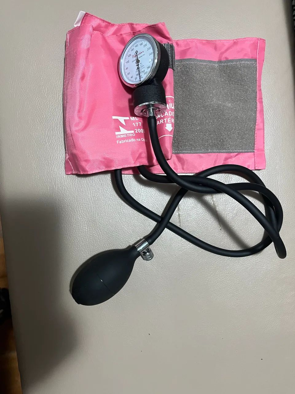 Kit Aparelho de Pressão + Estetoscópio Rosa - Foto 5