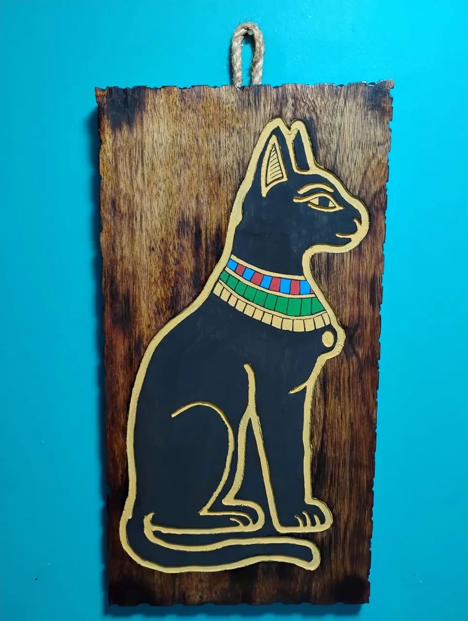 Placa Decorativa de Madeira Rústica 