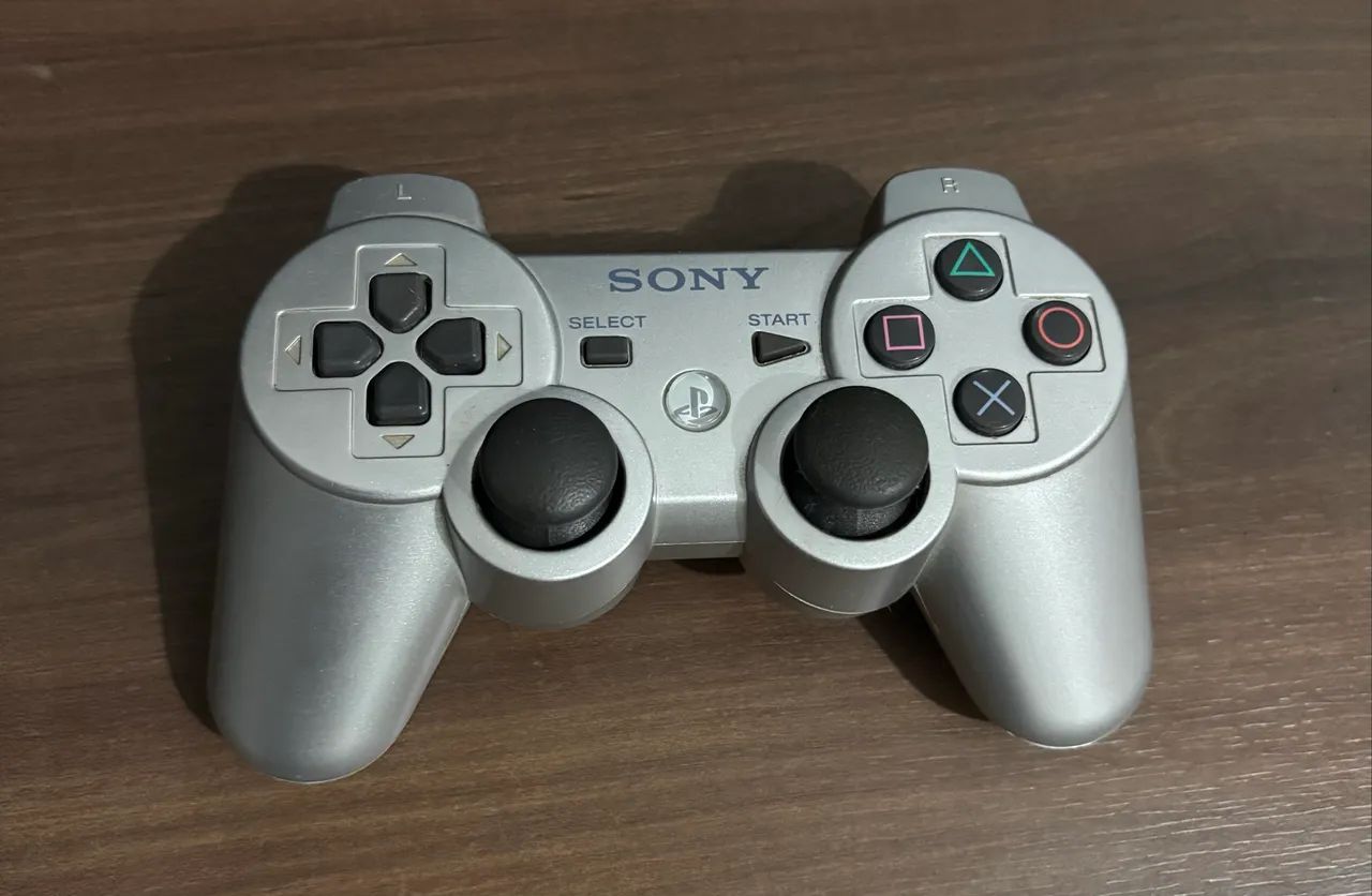 Controle PS3 Prata 