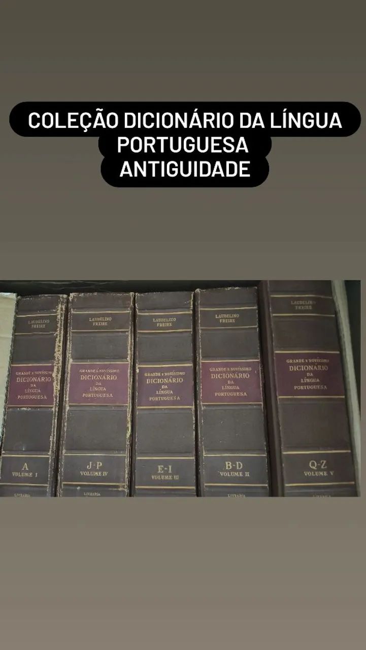 Coleção dicionário Laudelino Freire