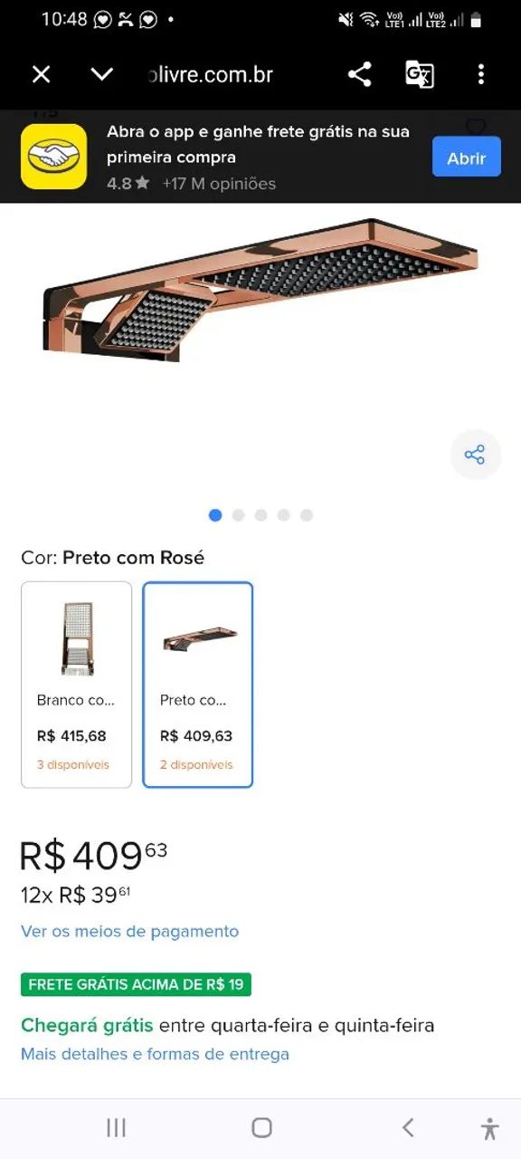  Chuveiro praticamente novo444717402958735365