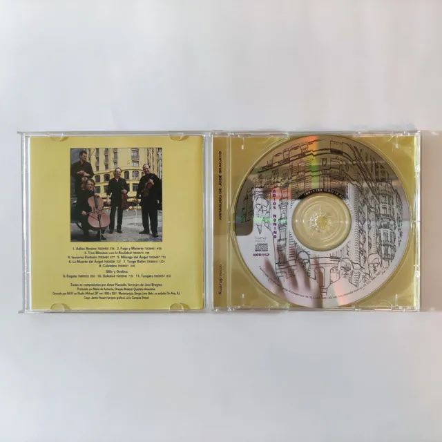 CD Quarteto Amazonia - Toca Astor Piazzolla, Adios Nonino - Foto 2