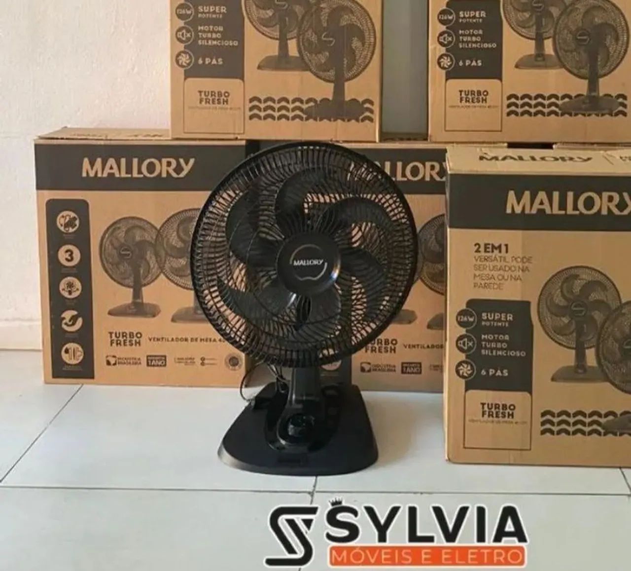 Ventilador wireless malory 