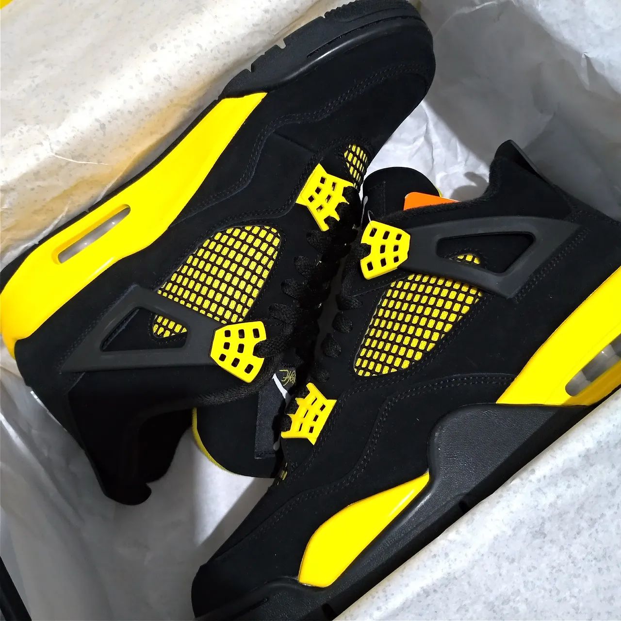 Air Jordan 4 Yellow Thunder - ORIGINAL