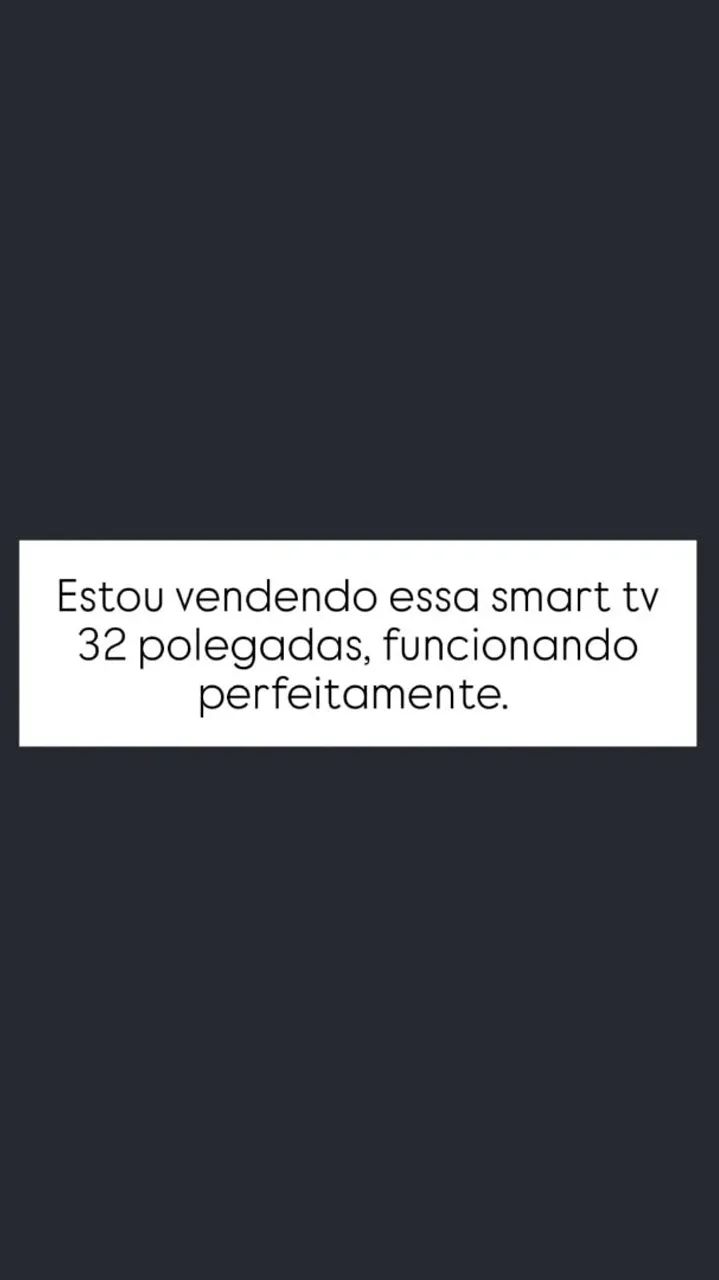 Tv smart 32 polegadas 