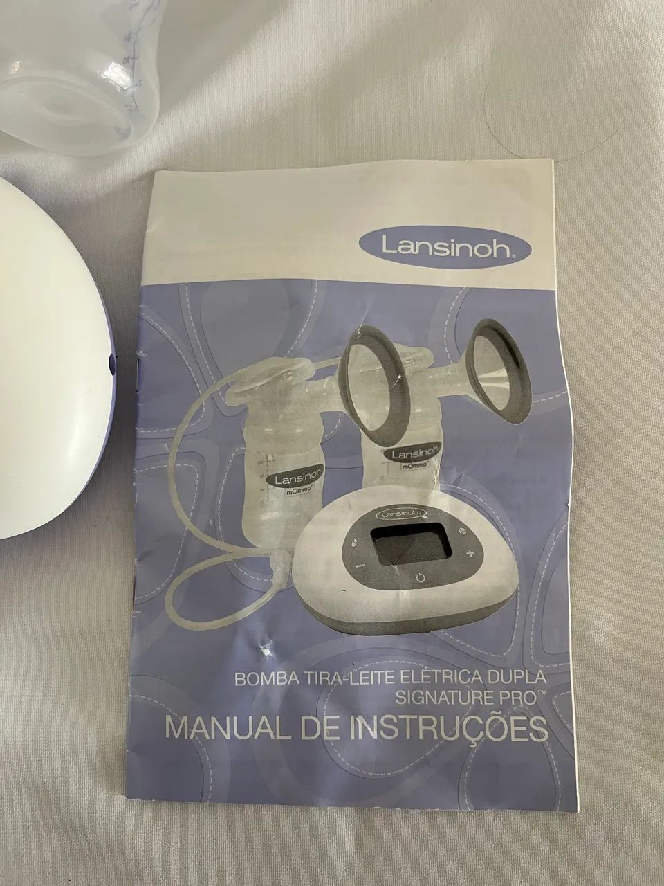 Bomba extratora leite materno DUPLA Lansinoh - Foto 4