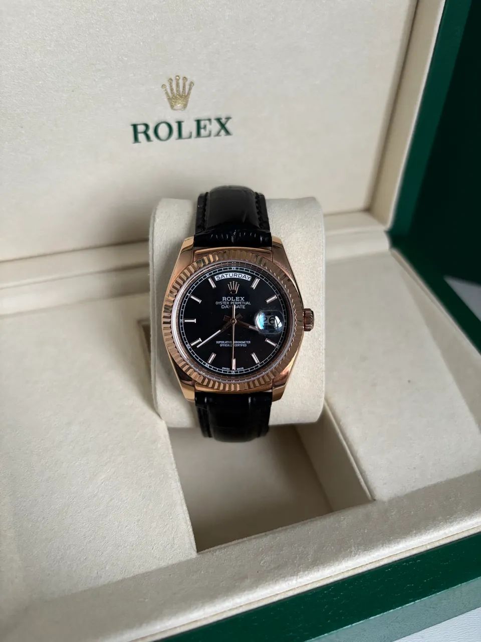 Relógio Rolex DayDate Everose Automático 