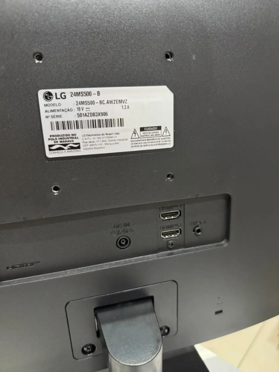 Monitor LG 24 Polegadas 100hz FullHD 1080p - Foto 5