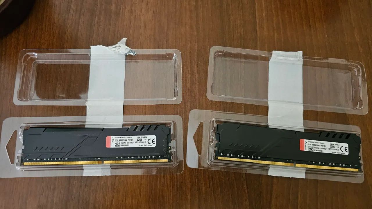 Memória Ram 2x4gb Hyperx Fury ddr4 - Foto 3