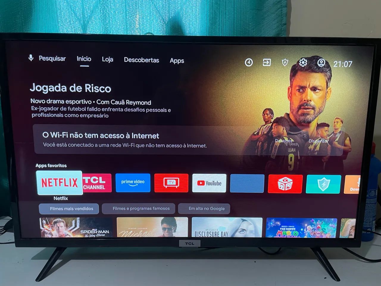 Tv 32 Smart Tcl (listrinha na tela) - Foto 4