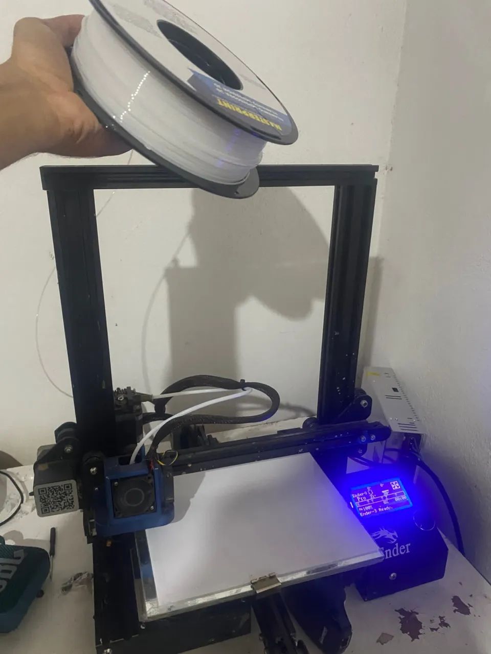 Impressora 3d ender 3 pro + 1kg PETG