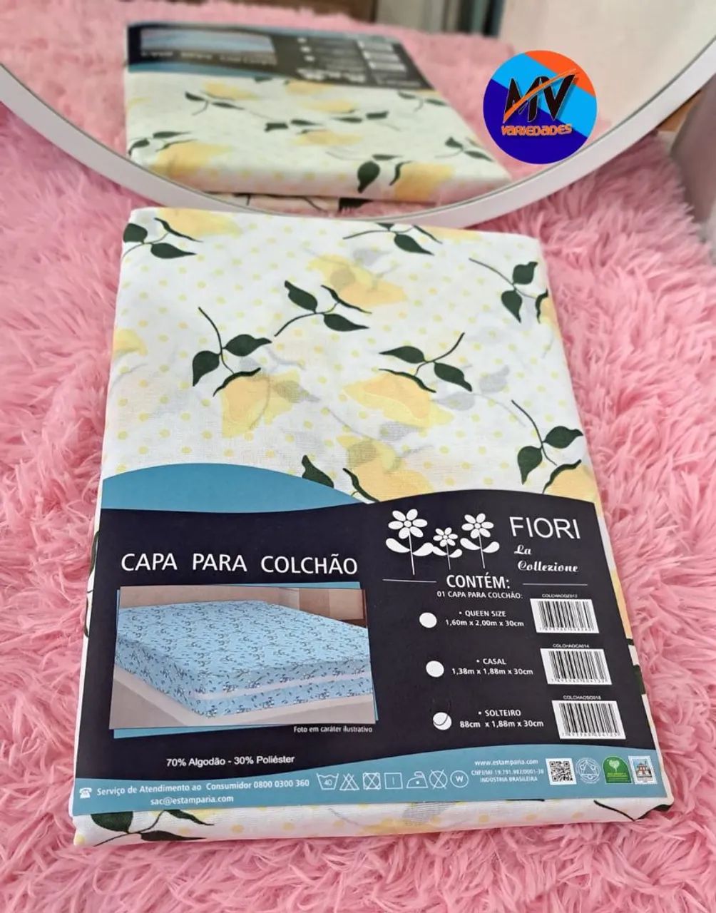 CAPA PARA COLCHÃO SOLTEIRO  - Foto 2