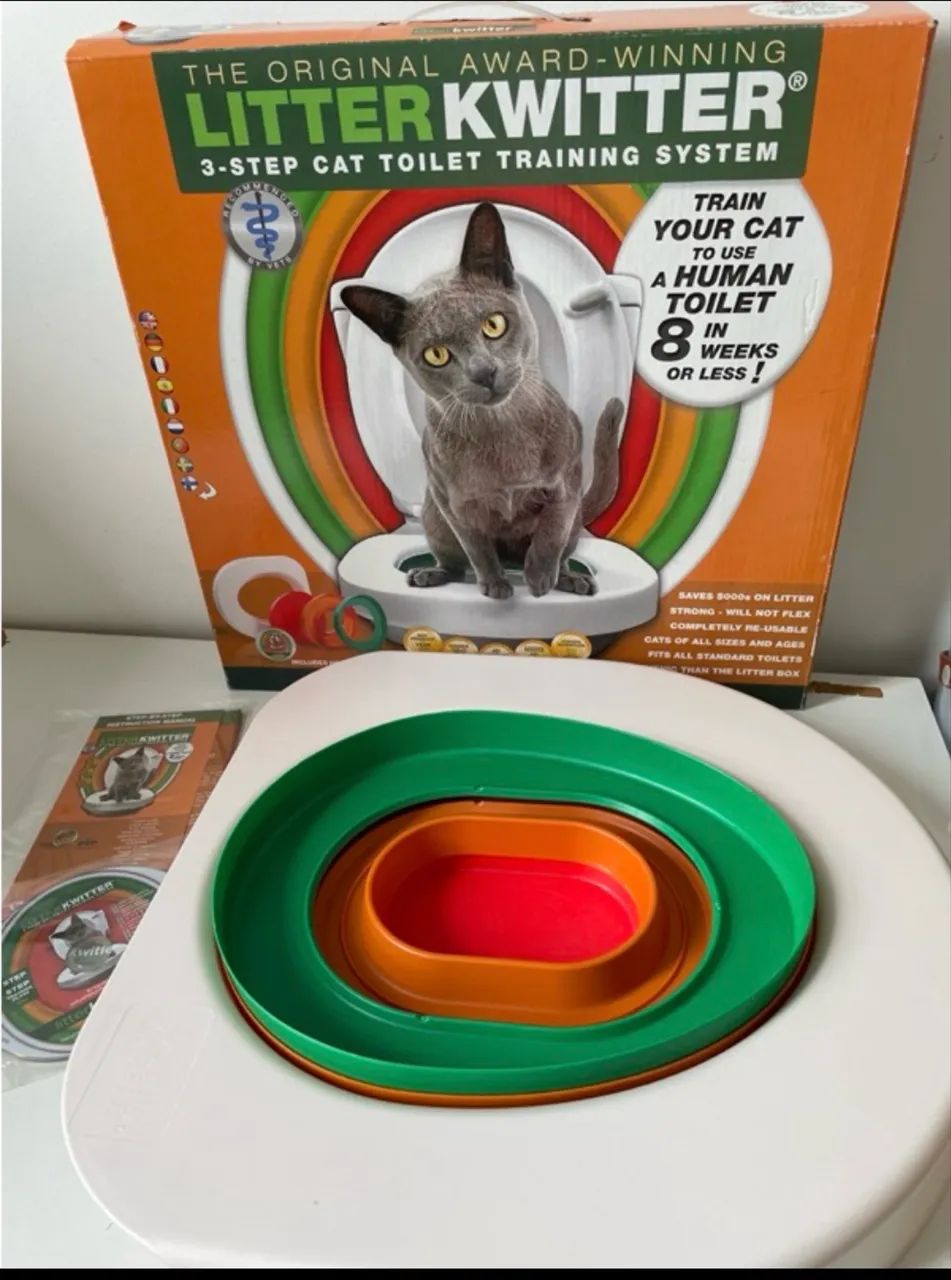 Kit treinamneto para banheiro Litter Kwitter para Gatos - Foto 2
