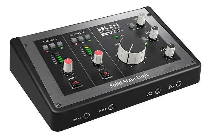  Interface De Áudio Solid State Logic Ssl 2+ Mkii 2x4 Usb Cor Cinza-escuro