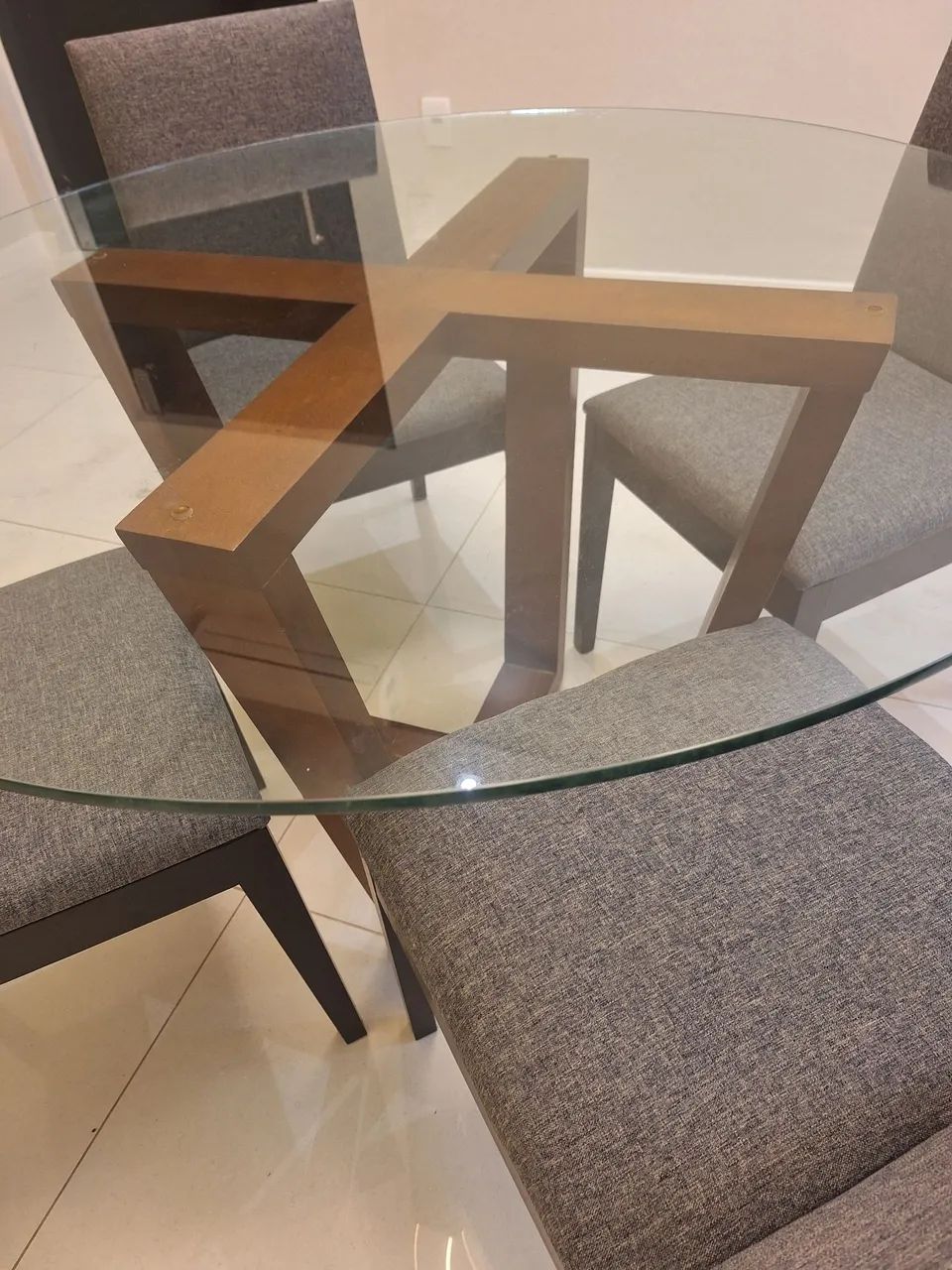 Mesa de Jantar Dall com Cadeiras Frame Tok & Stok - Foto 4
