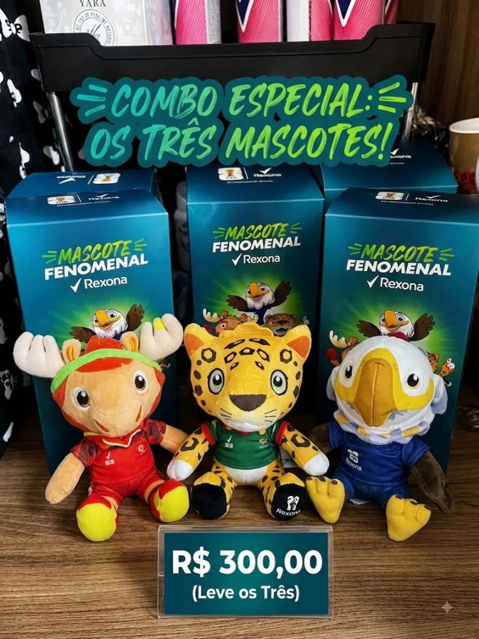 Mascotes Rexona - Maple, Zayu e Glutch 