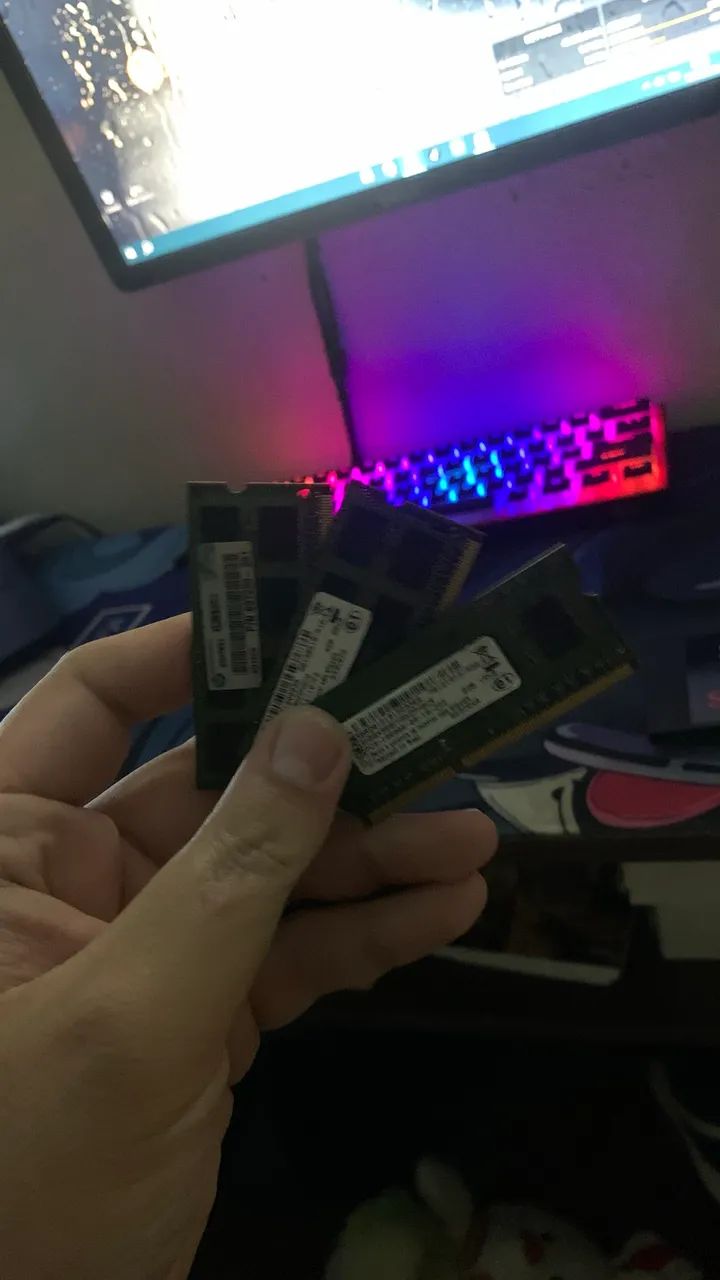 Memória RAM DDR3 Notebook 2x 4gb (8gb)