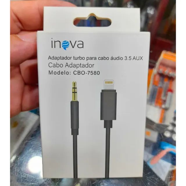 Cabo Adaptador de áudio P2 para Iphone