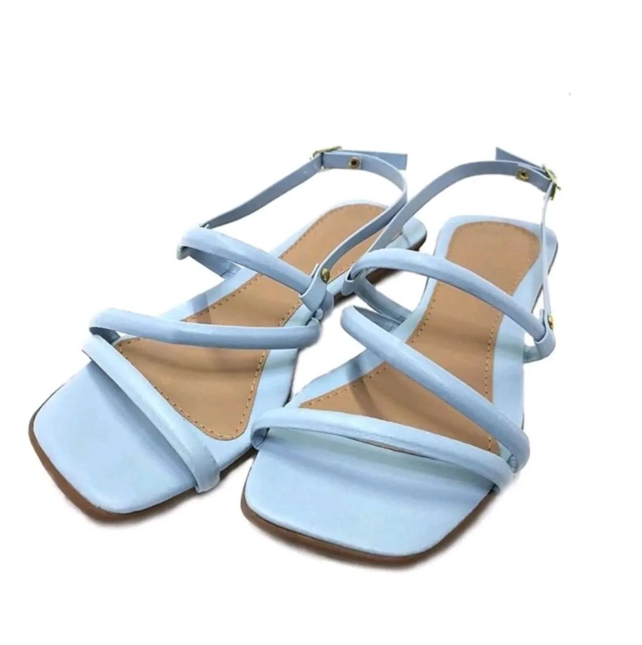 (NOVA) Rasteirinha Azul Shein Tamanho 38