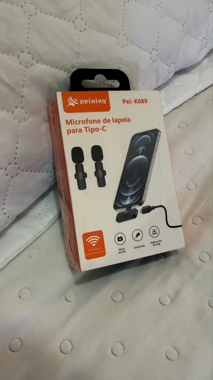 Microfone Lapela 