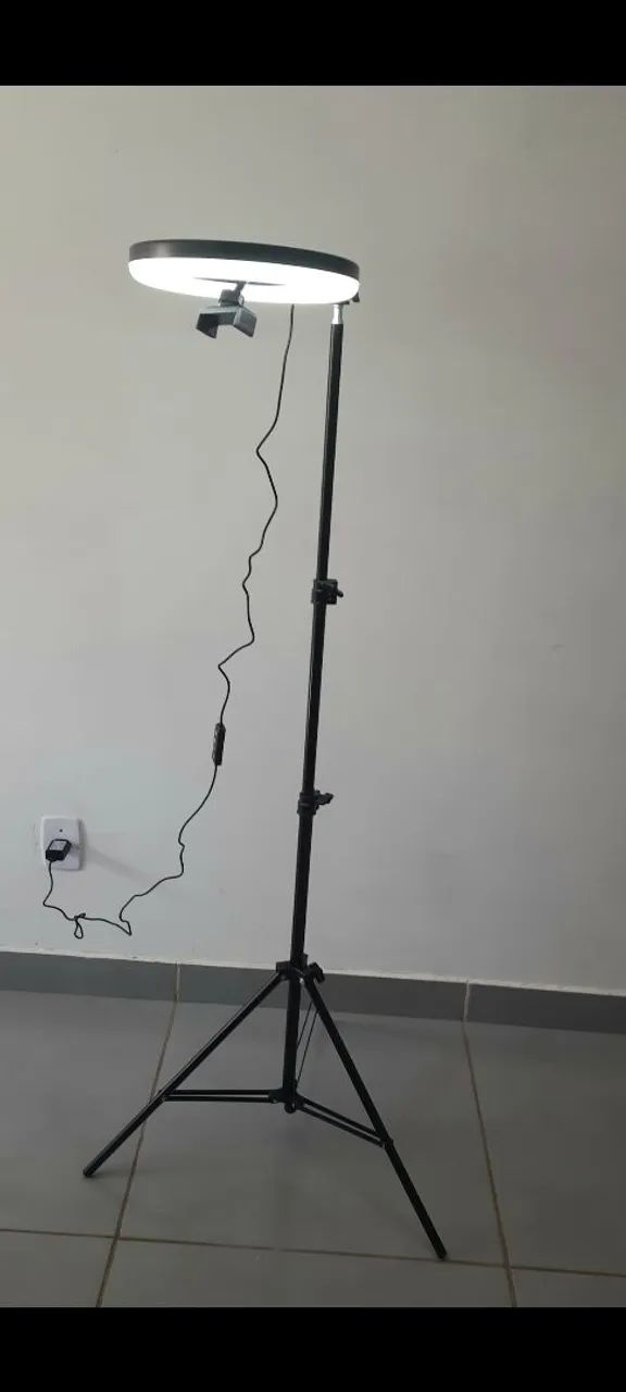 Iluminador ring light 10p 1,80 metros - Foto 2