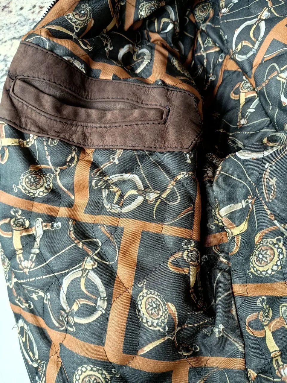 Jaqueta masculina de couro  - Foto 5