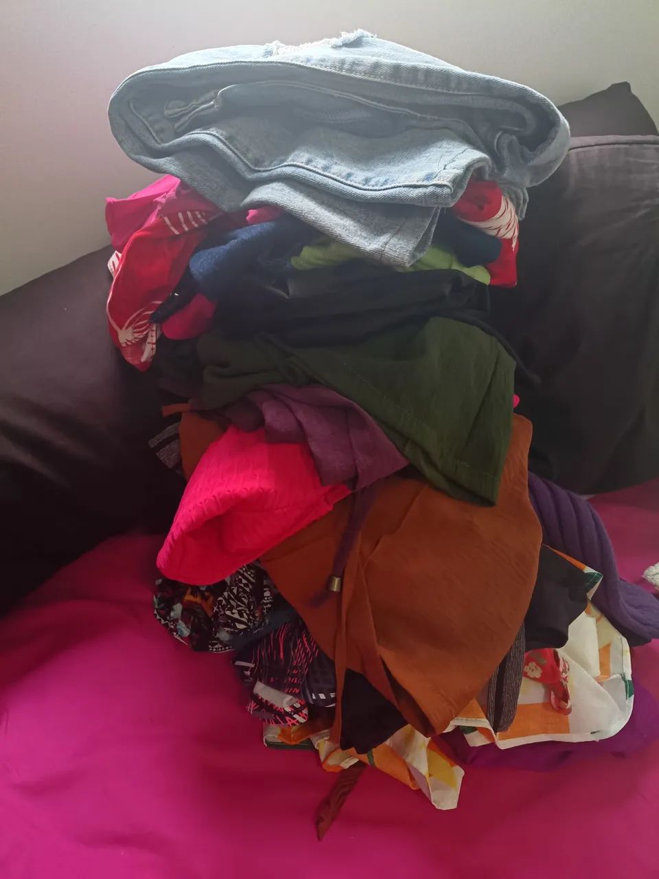 Lote 30 peças roupas 