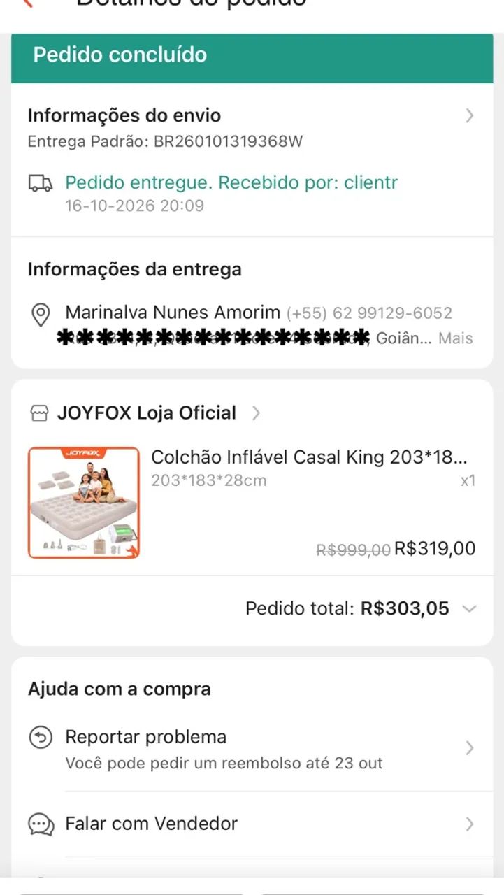 Colchão inflável JOY FOX - Foto 3