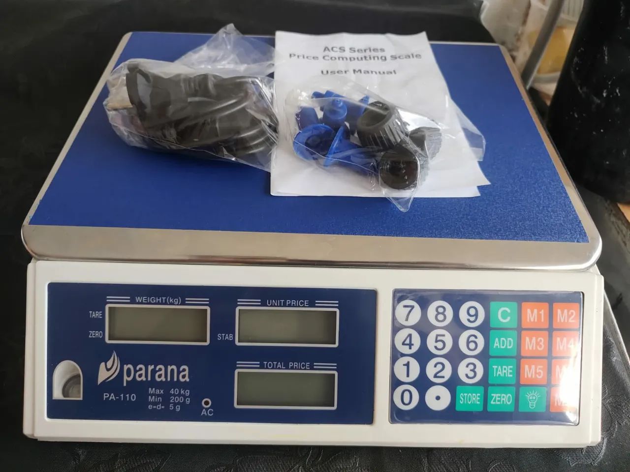 Balança Digital 40 Kg 110/220V Eletrônica Recarregável para comércio