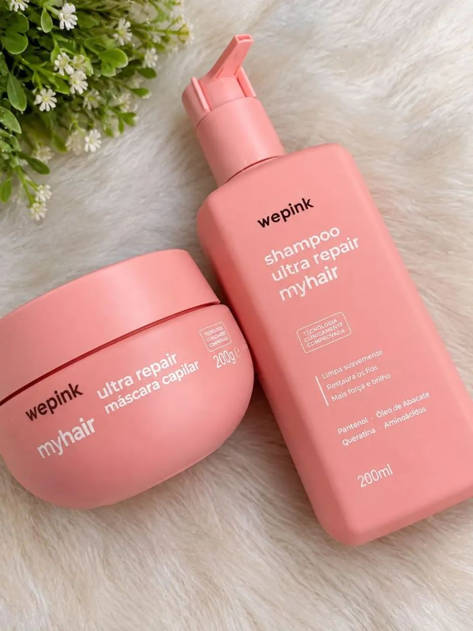 Wepink mascara e shapoo 