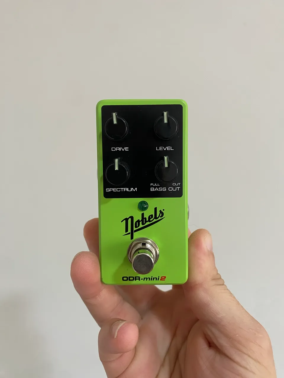 Pedal Nobels Odr-1 Natural Overdrive Verde-escuro - dos antigos