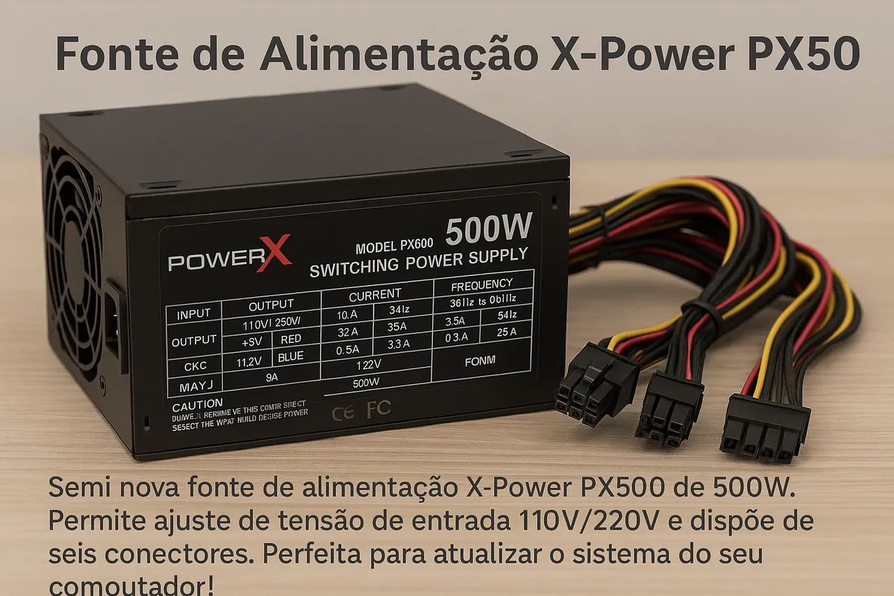 Fonte powerx 500w