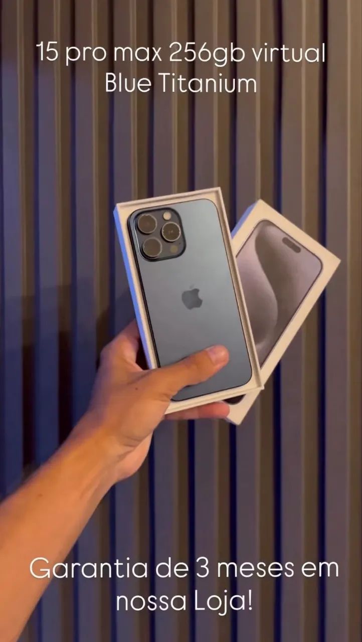 スマートフォン本体 iphone 15 pro max Blue Titanium 256GB iPhone 15 Pro Max Blue Titanium 256GB (0195949048258) | Movertix
