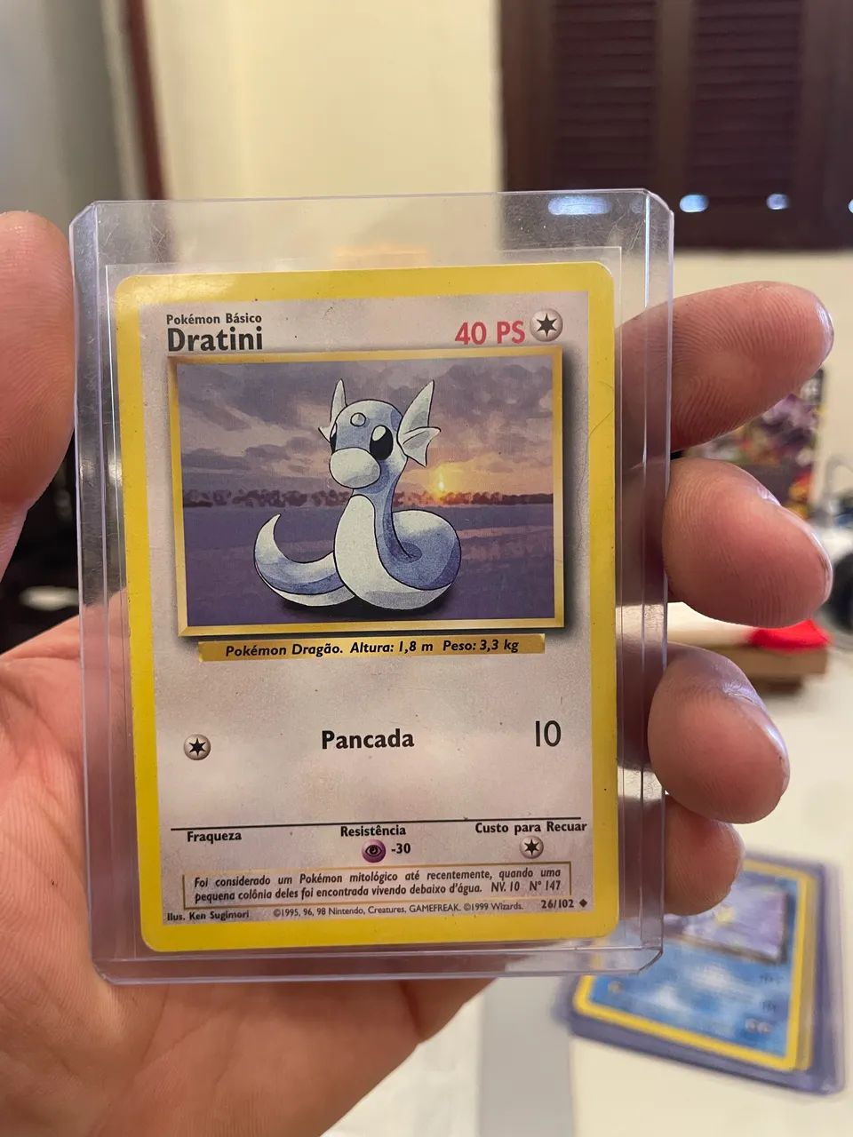 Dratini 26/102 - 1999 - SP - PT - Pokémon  - Foto 3
