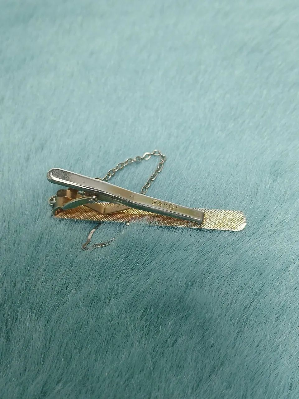 prendedor de gravata lanvin vintage 24kgf - Foto 4