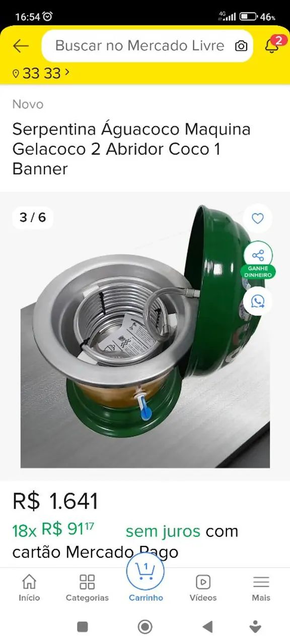 Máquina para vender água de coco manual - Foto 4